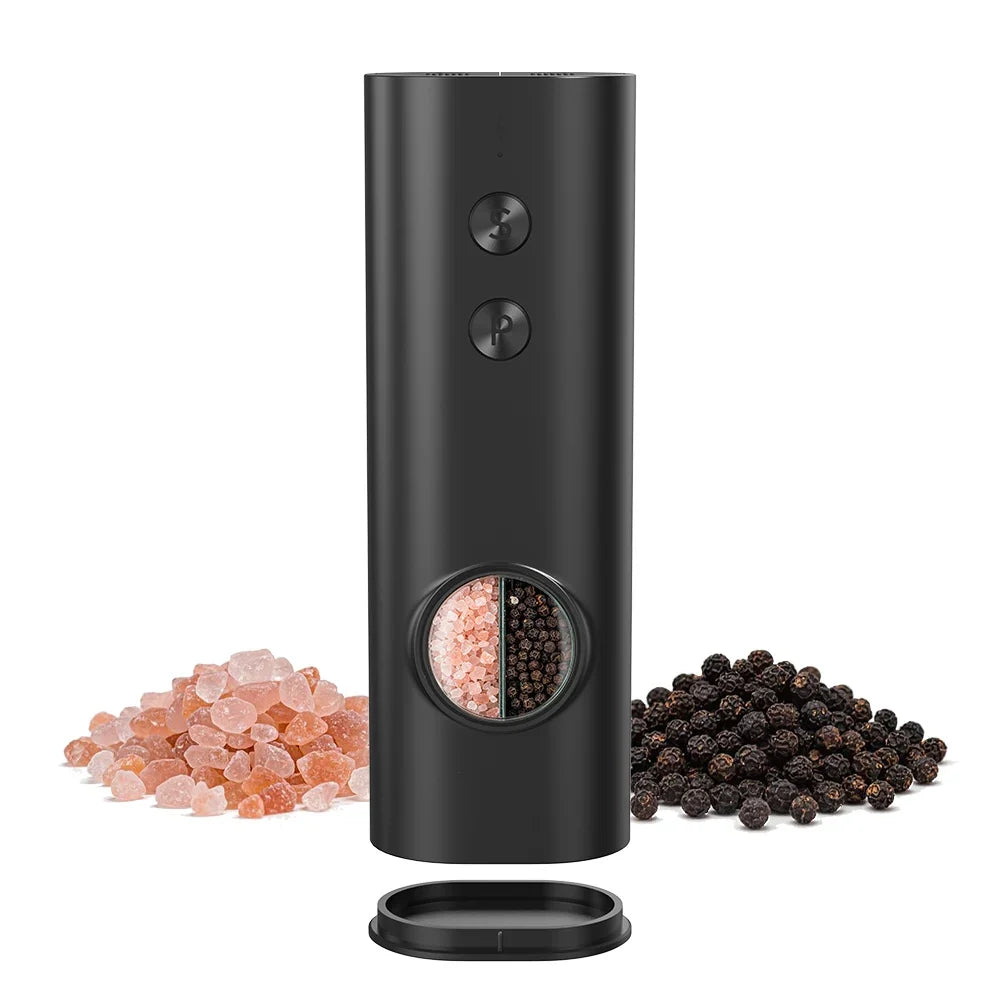 CLITON Electric Salt & Pepper Grinder | USB-C Rechargeable Set