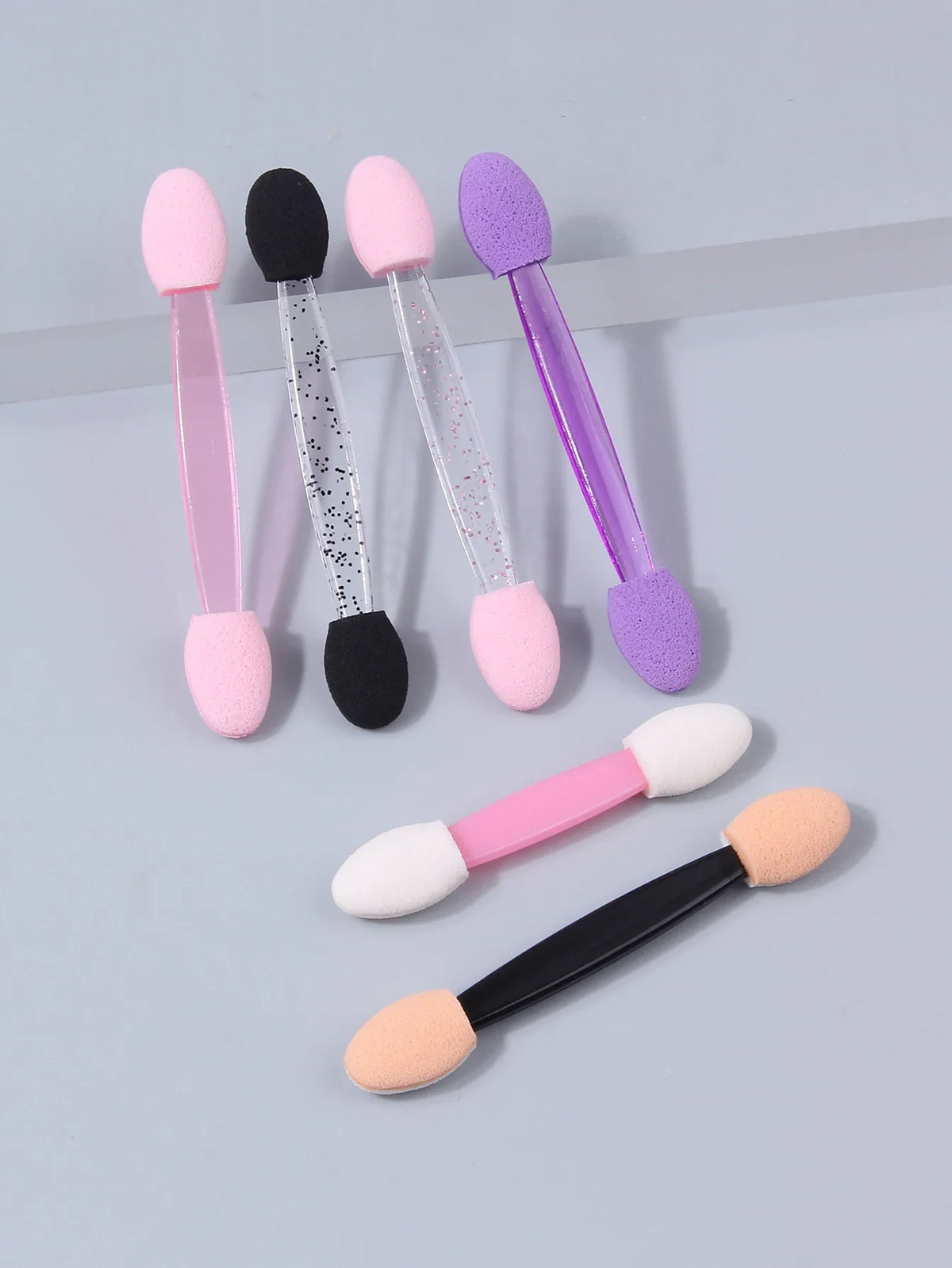 50Pcs Disposable Double-End Sponge Eyeshadow Applicators