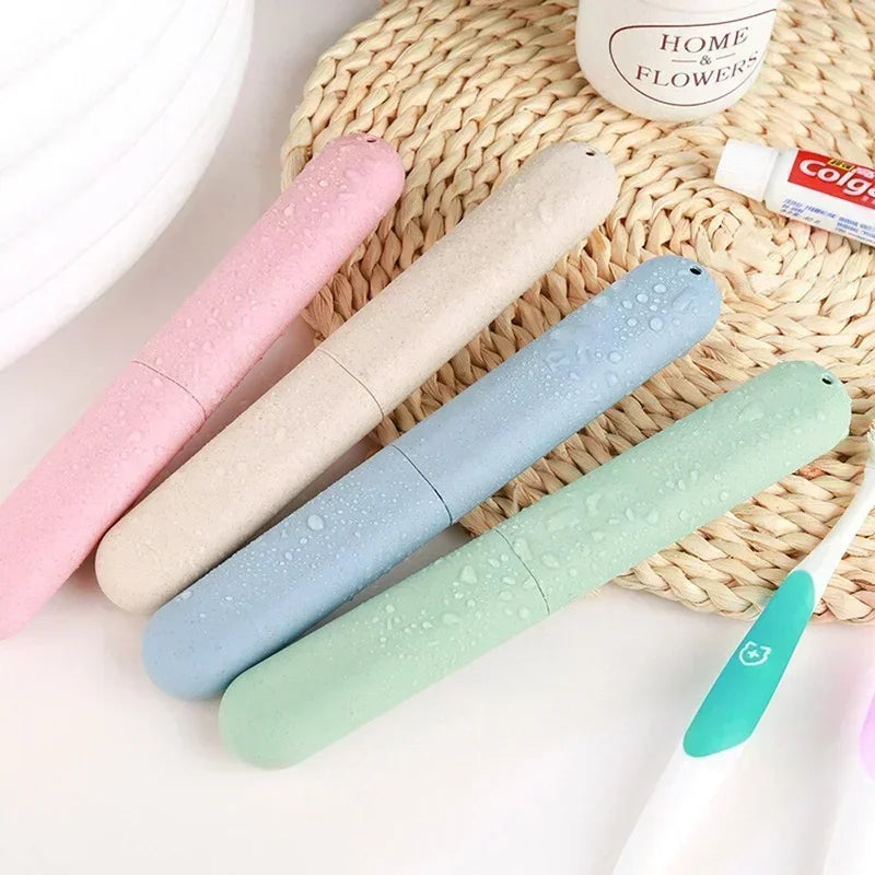 Portable Toothbrush Holder Case – Dust-Proof Travel Cover