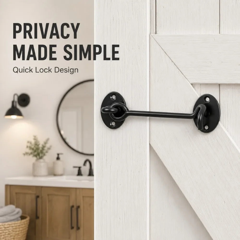 Stainless Steel Wind Hook Door Window Latch – Heavy Duty Lock