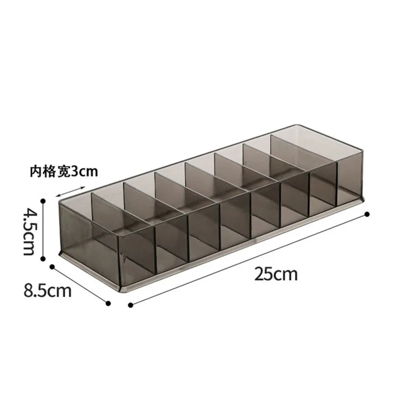 Clear Acrylic Makeup Organizer Tray | Vanity Storage