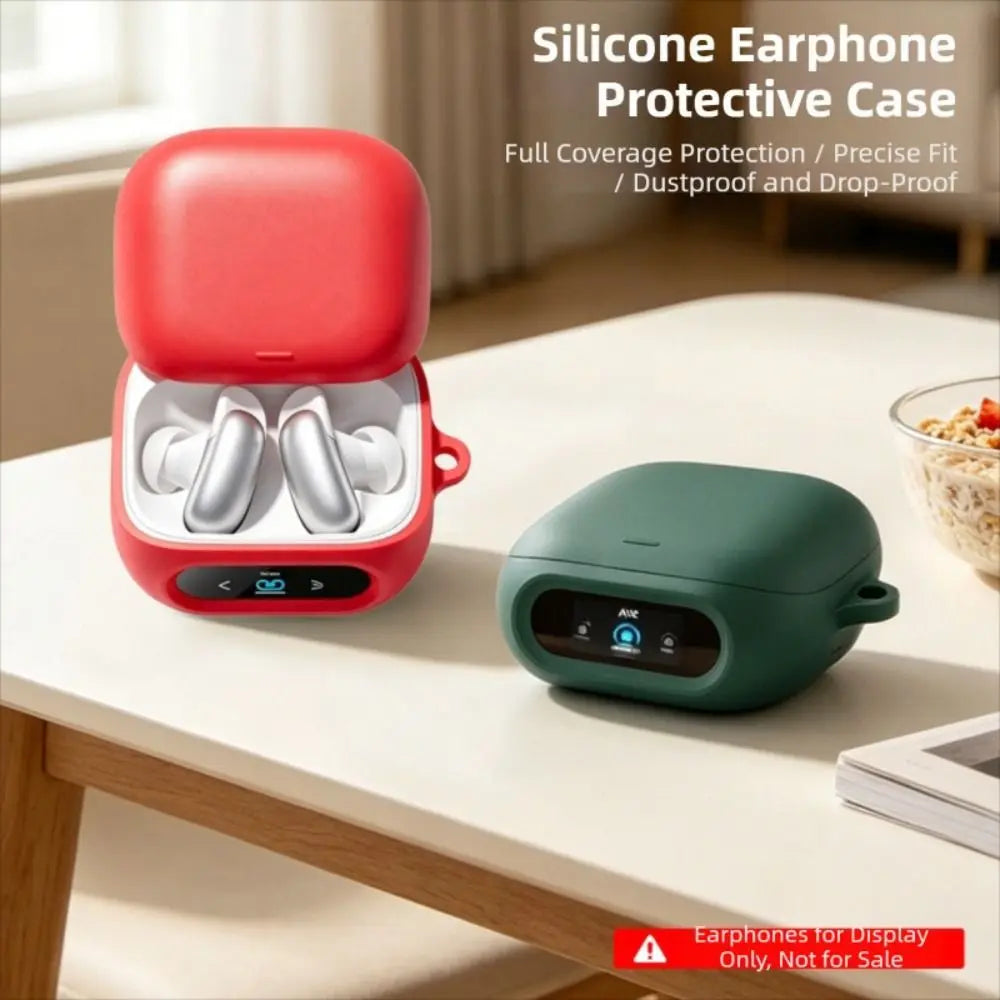 Silicone Case + Carabiner for Anker Soundcore Liberty 5 Pro
