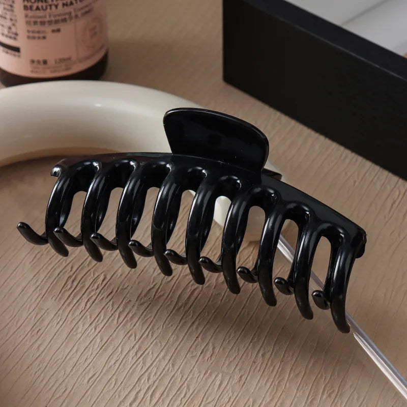 Soft Silicone Hair Claw Clip – Waterproof Crab Barrette