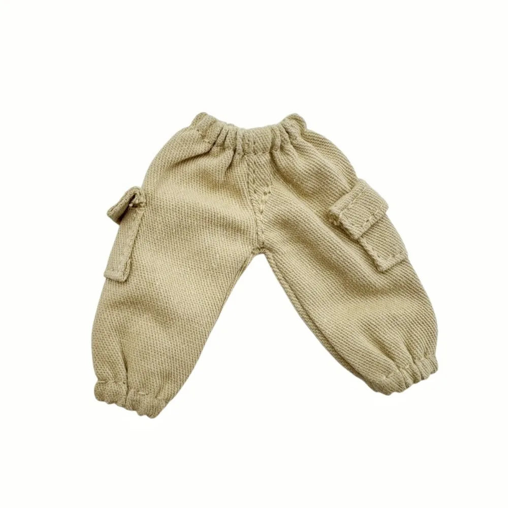 Wide-Leg Denim Jeans for OB11 & 1/12 BJD Dolls | 5 Colors