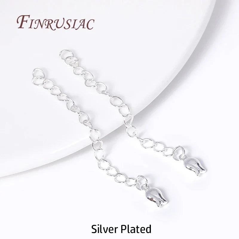 18K Gold Plated Brass Extension Chain Connectors | DIY Jewelry