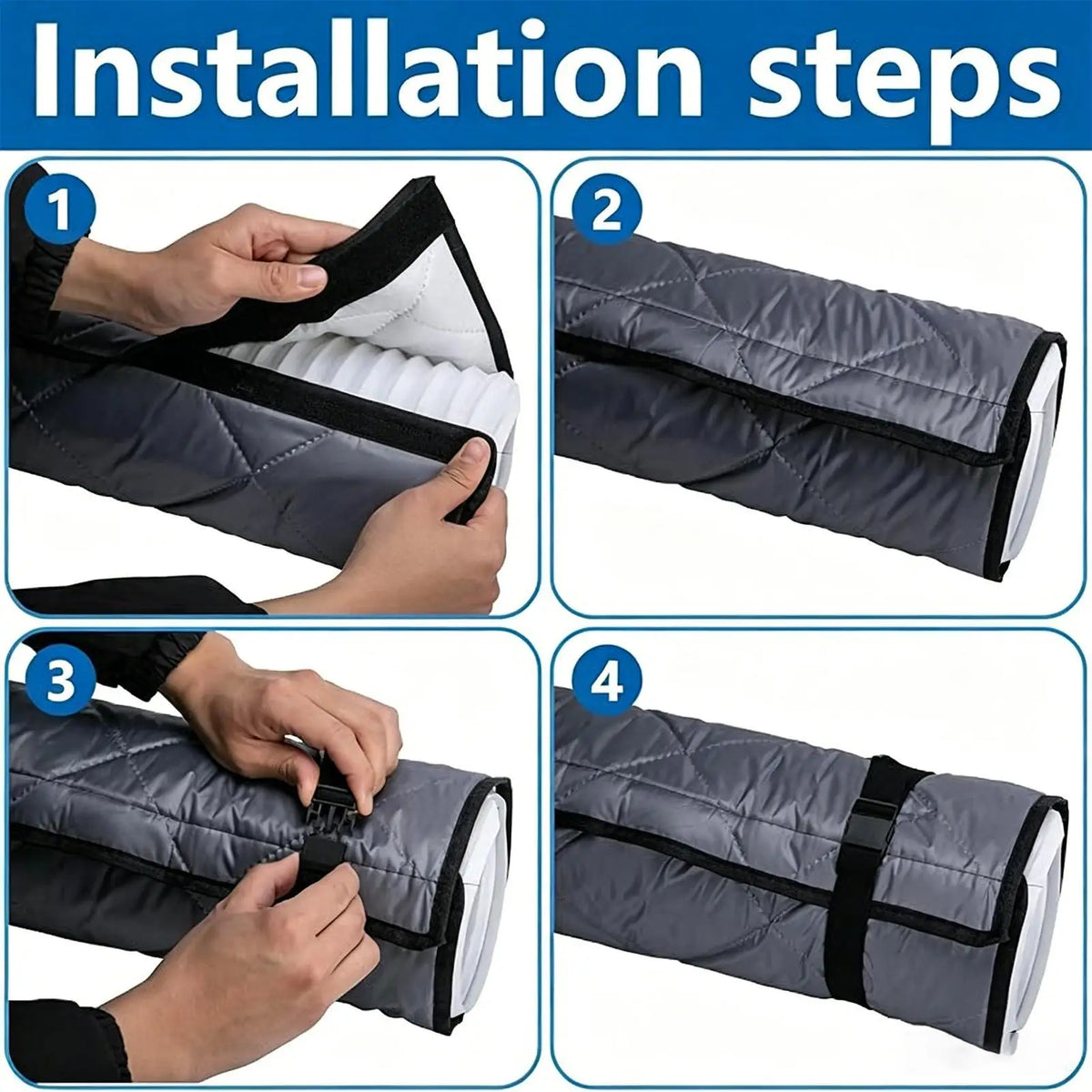 Portable AC Hose Insulation Sleeve – 5 & 5.9-Inch Wrap