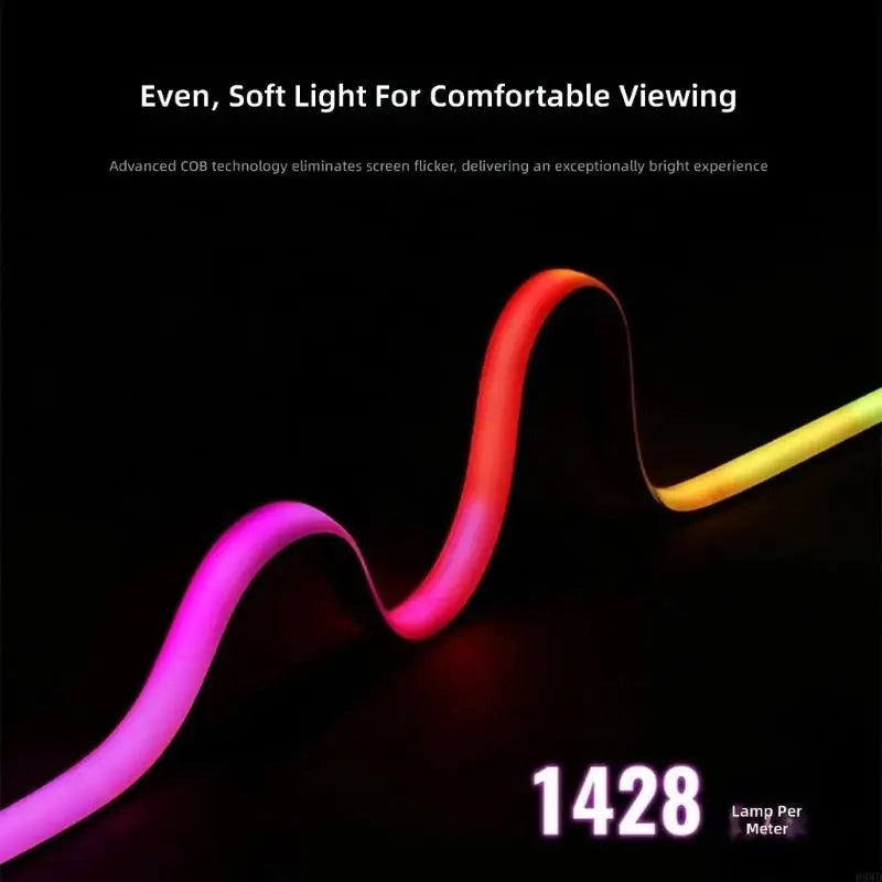 RGBWC COB LED Strip WS2812B 1M/5M | IP65 Waterproof 24V