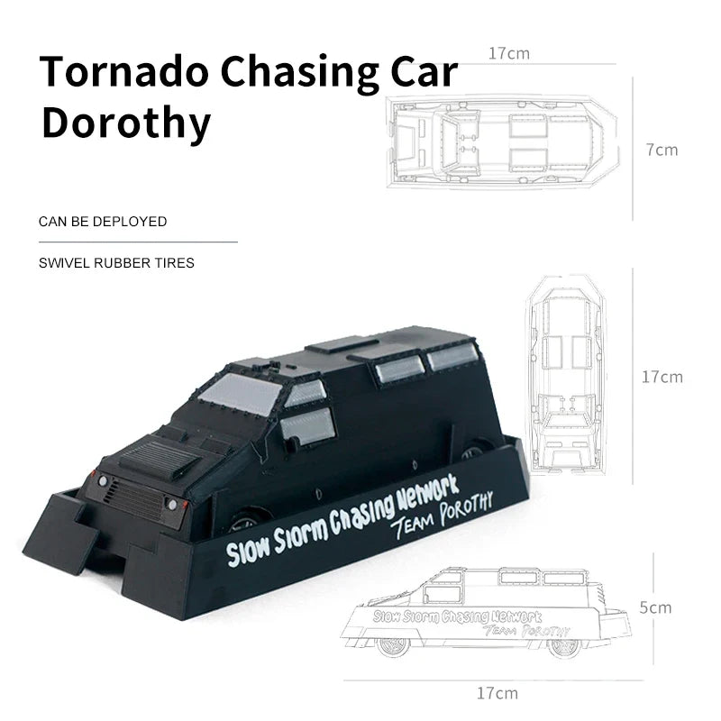 3D Printed DOROTHY Storm Chaser Tornado Intercept Vehicle Model