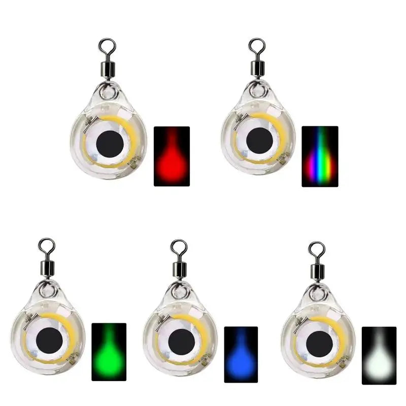 Mini LED Fishing Lure Light – Fish Eye Shape Underwater Bait