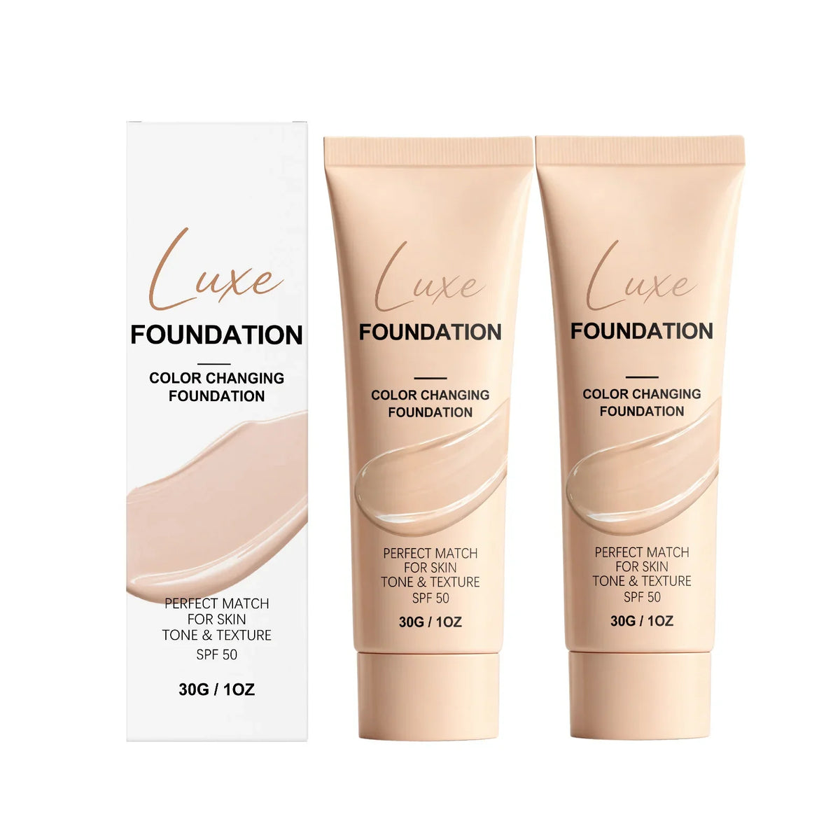 VIARELINE Color Changing Foundation SPF50 | Natural Finish