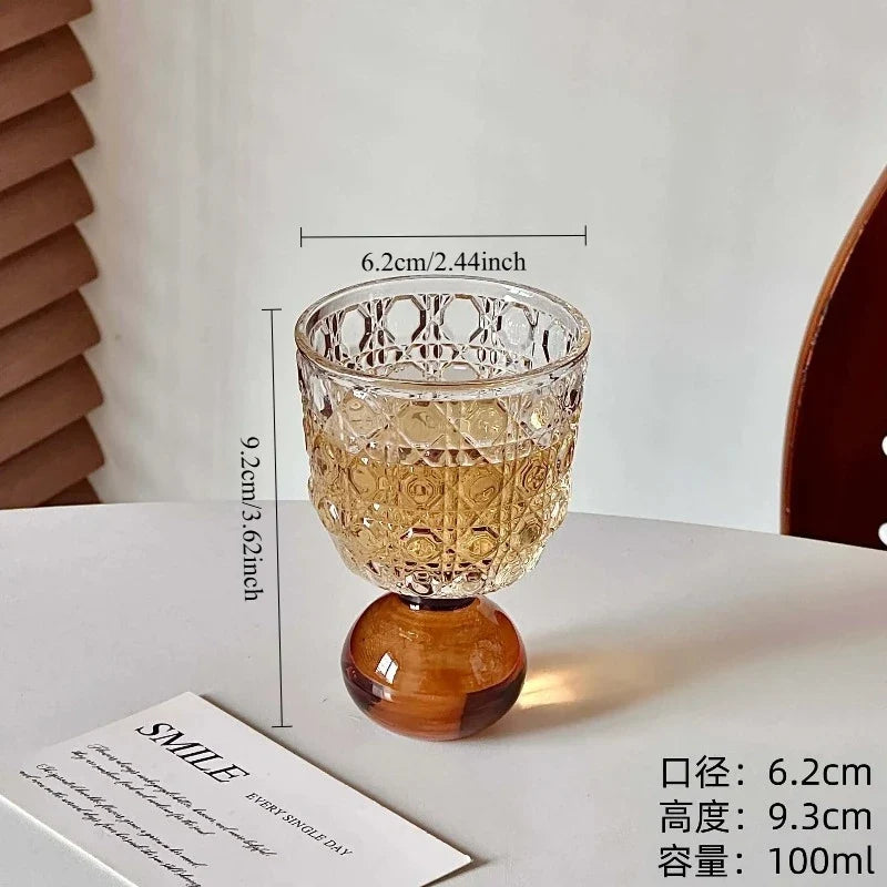 Nixie Ball Base Glass Cup – Mid-Century Whiskey & Cocktail