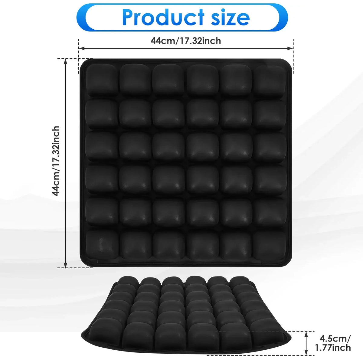 Inflatable 3D Air Cell Seat Cushion – Office, Car & Travel