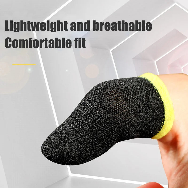 Gaming Finger Sleeves – Sweat-Proof Touchscreen Cover 2/4pc