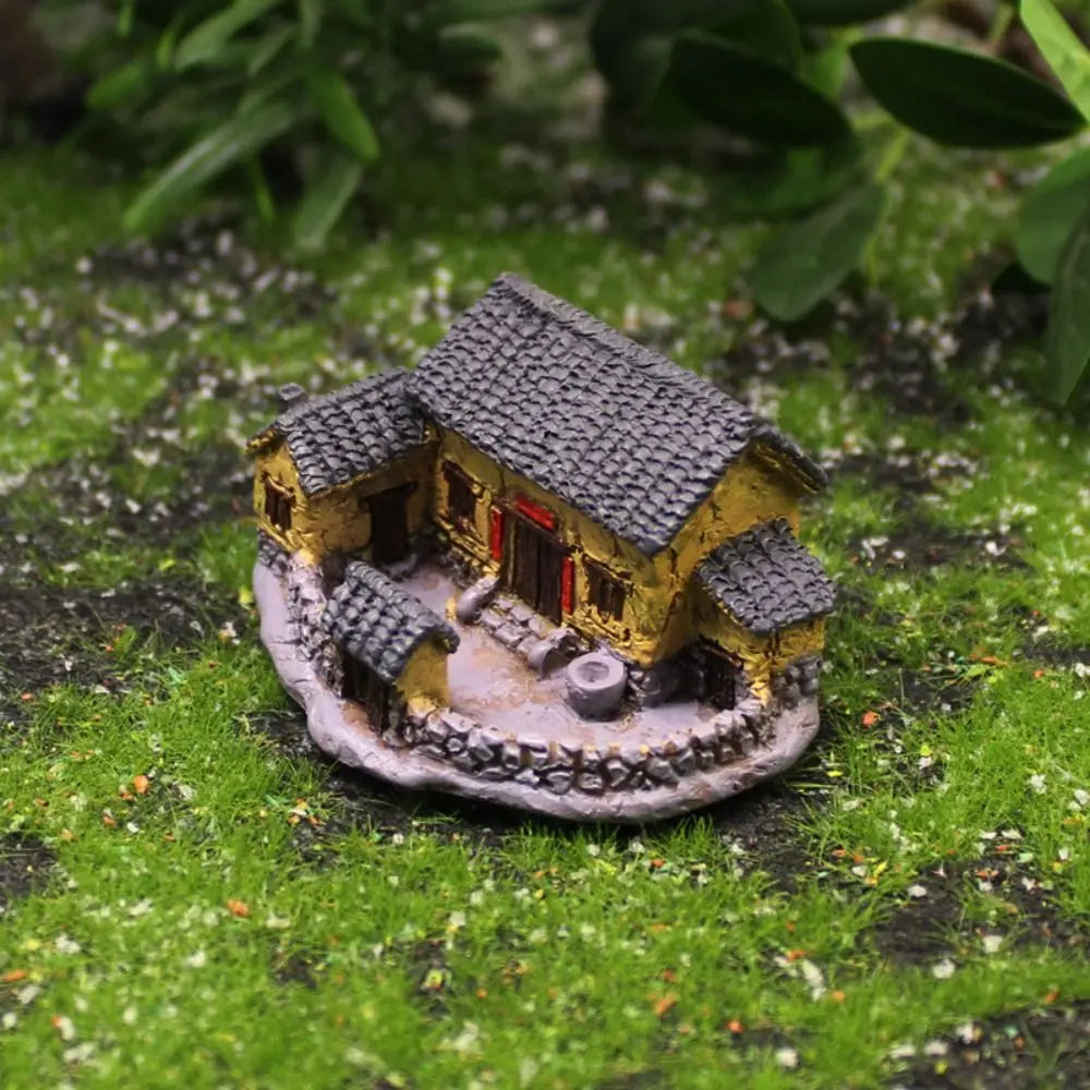 Resin Chinese Archway Miniature Figurine | DIY Home Decor