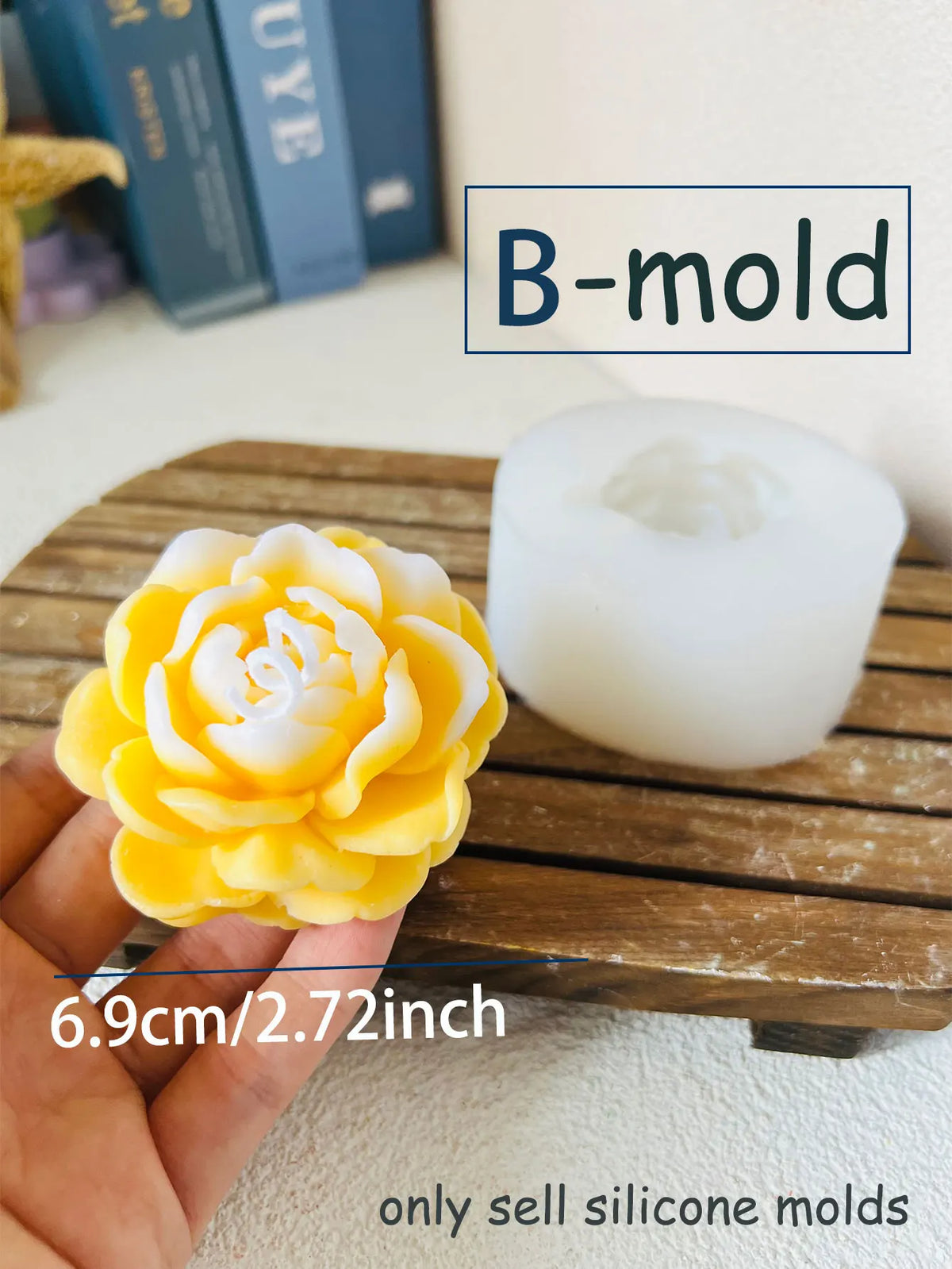 Silicone Candle Mold – Bubble Jar, Donut & Concrete Vessel