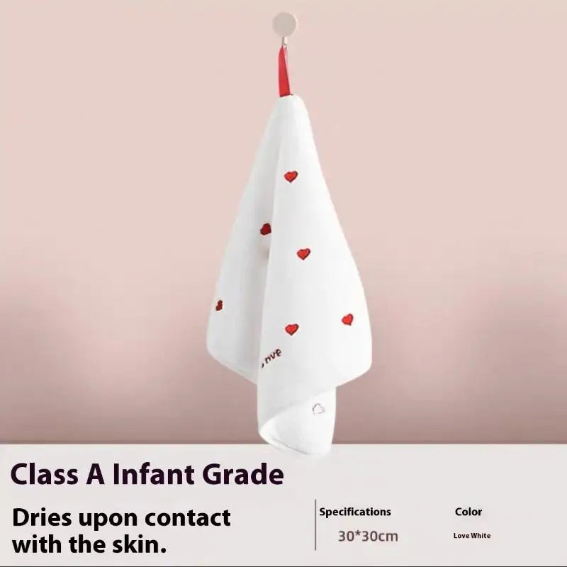 JETTING Embroidered Cotton Hand Towel 30x30cm – Soft & Absorbent