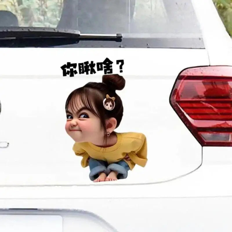 Sassy Girl PVC Vinyl Sticker – Car, Laptop & Helmet Decal