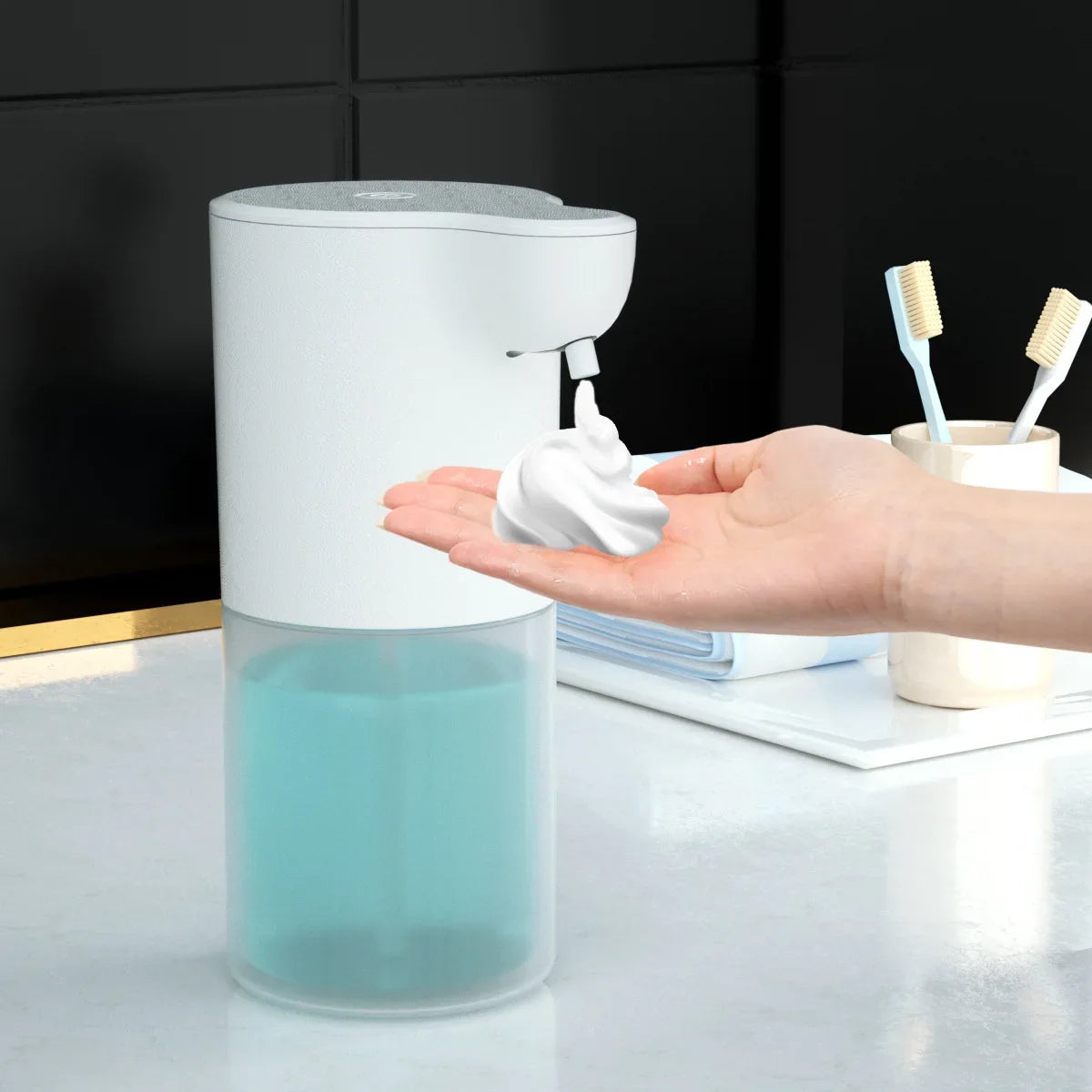 NOCCLILI Touchless Automatic Foam & Liquid Soap Dispenser USB-C