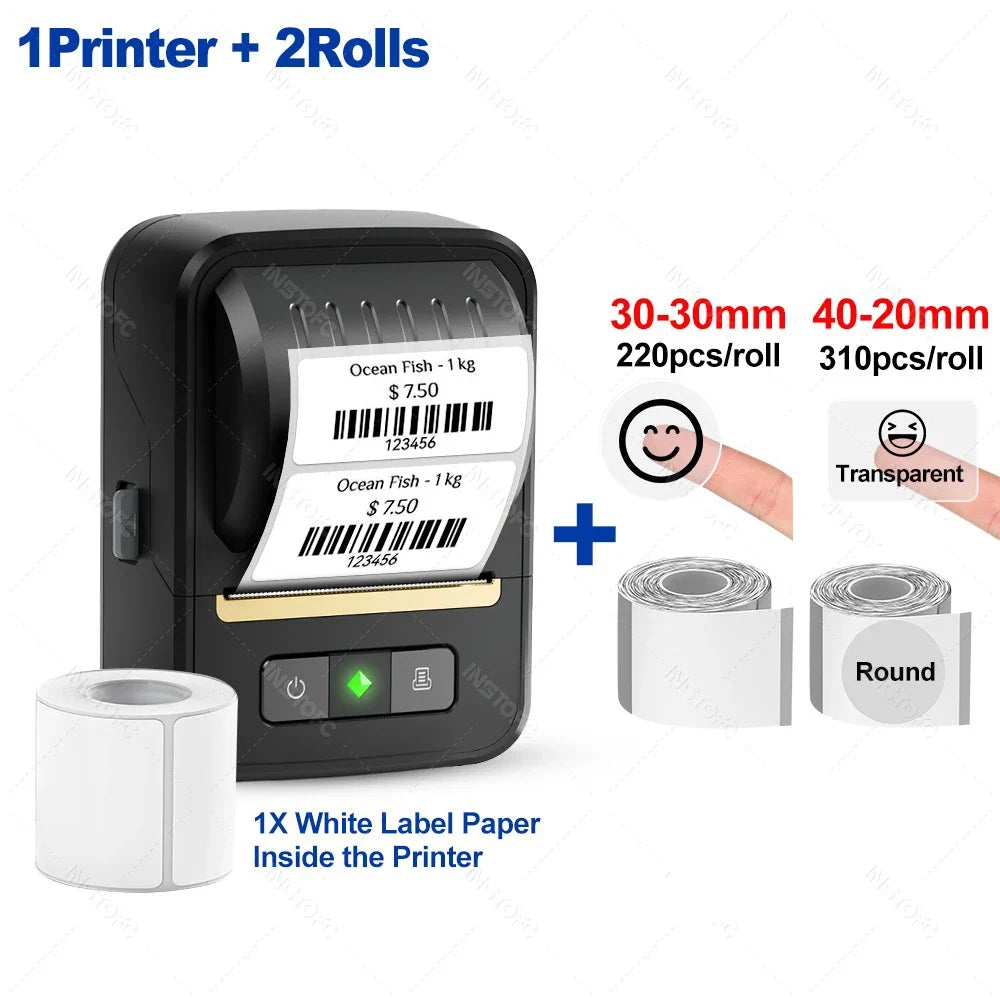 NiiMbot N20 Bluetooth Mini Label Printer – Thermal, Ink-Free
