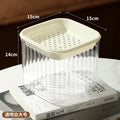 Clear Stackable Makeup Sponge Storage Box with Drain Tray