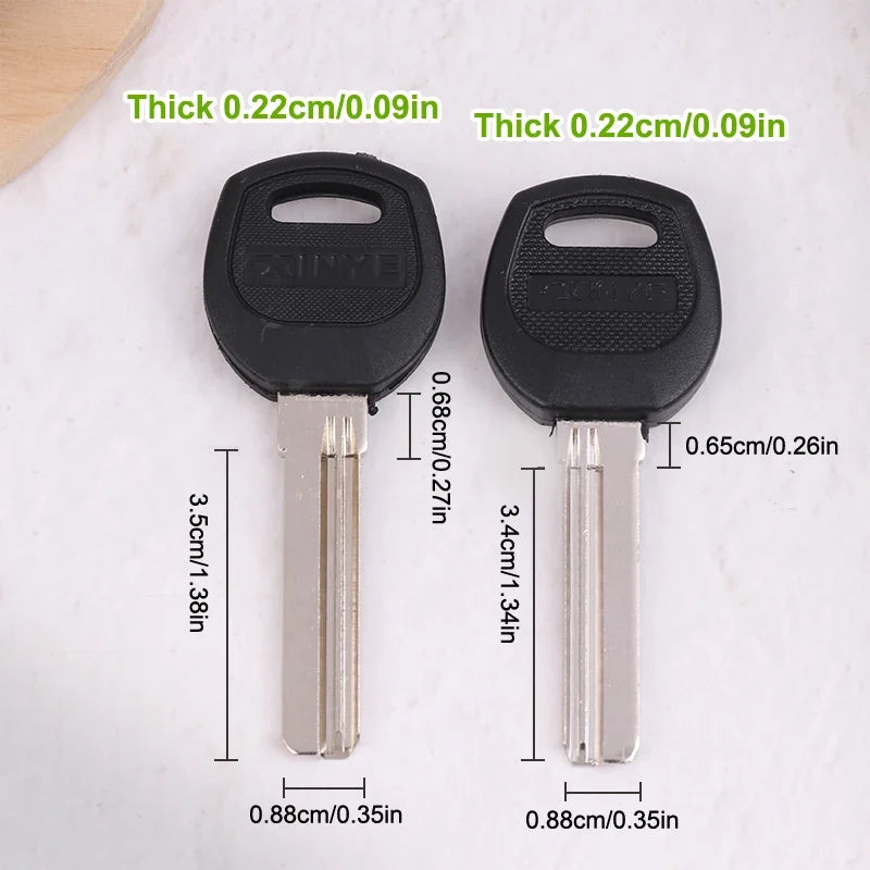 10-Pack Metal Key Blanks – Security, Electric & Auto Locks