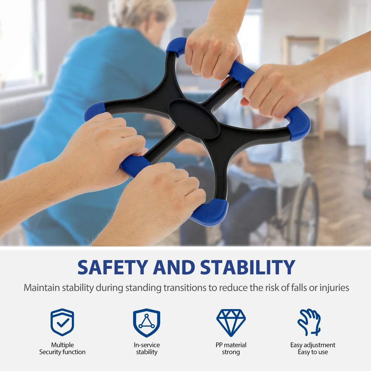 Portable Stand Assist Aid – Non-Slip Handles for Seniors