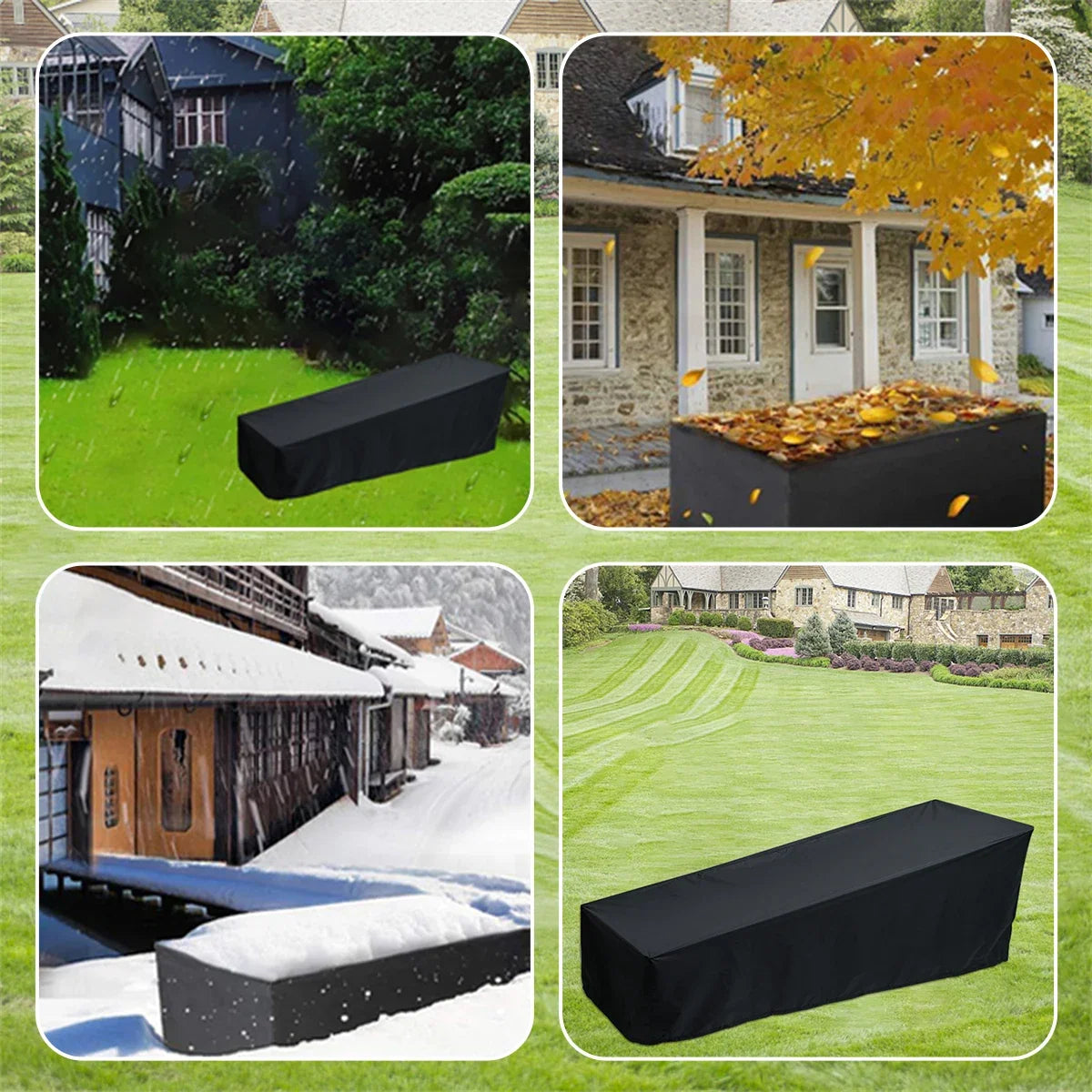 Waterproof Sun Lounger Cover – Outdoor Patio Sunbed Protector