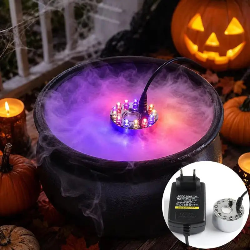 Ultrasonic LED Fog Mist Maker – Halloween & Pond Fogger