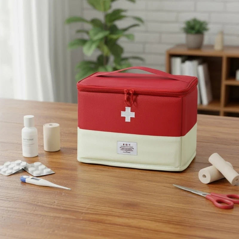 Waterproof First Aid Storage Bag | Camping Home Travel Organizer