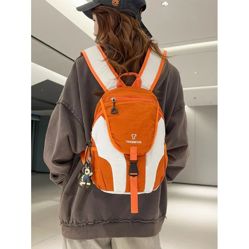 Nixie Two-Tone Lightweight Backpack for Travel & Daily Use