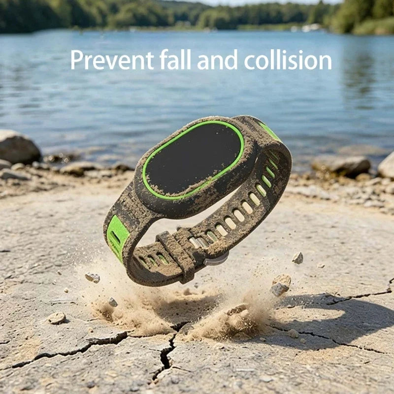 Waterproof Dual-Color Silicone Tracker Wristband | Breathable