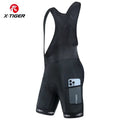 X-TIGER Men's 5D Gel Padded Cycling Bib Shorts | Back Pocket