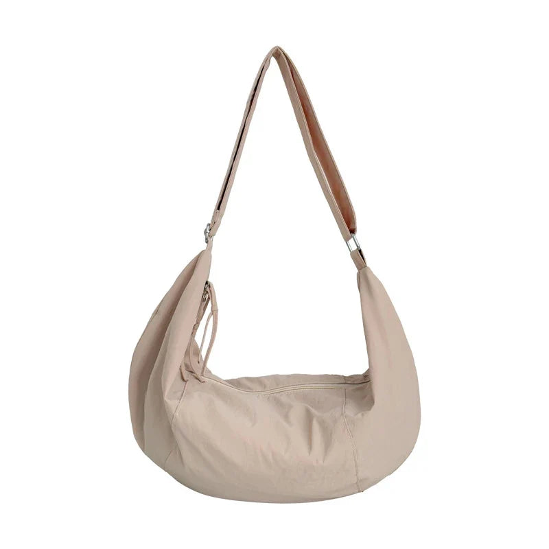 Women's Large Capacity Nylon Crossbody Hobo Bag | Nixie