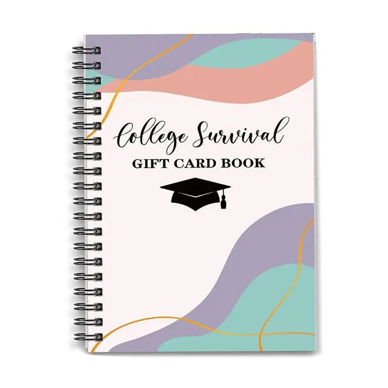 College Survival Gift Card Book | Graduation Cash Holder