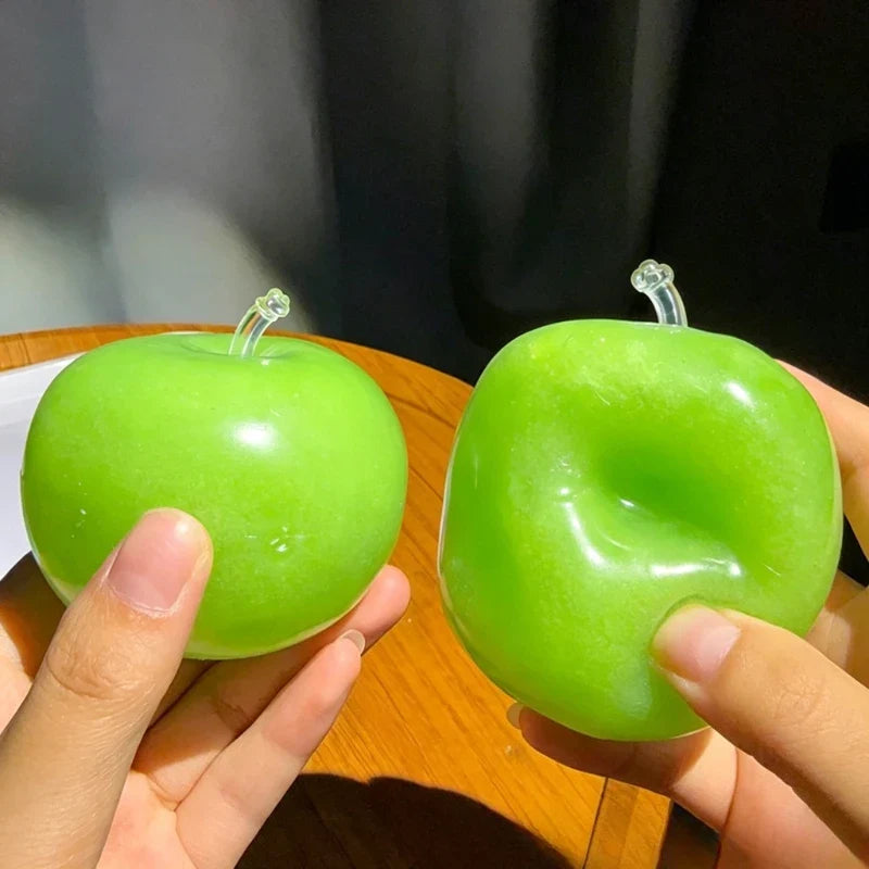 Green Apple Slushie Squishy Fidget Toy – Moldable ASMR Sensory