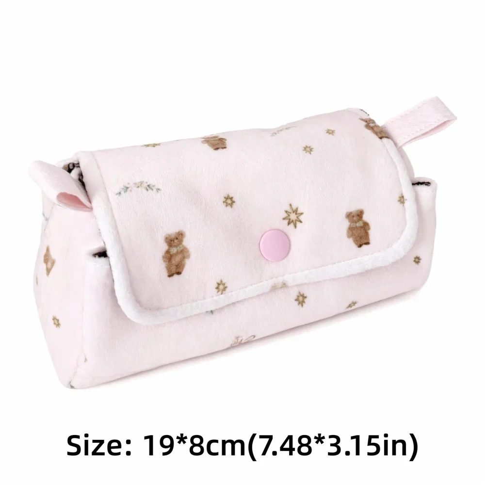 Korean Bear & Rabbit Large Capacity Pencil Case Pouch