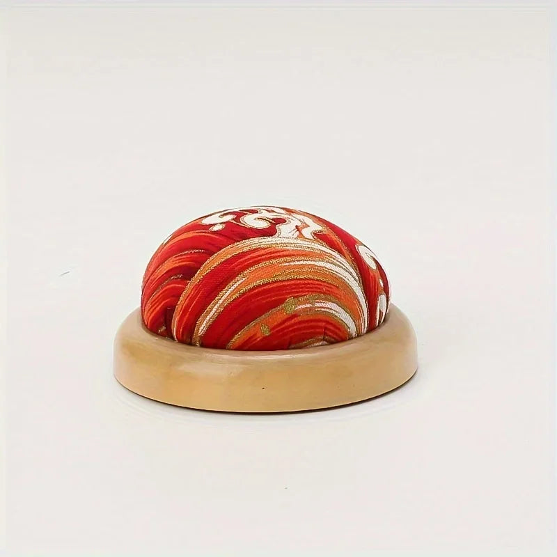 Wooden Base Pincushion – DIY Sewing Needle Storage Holder