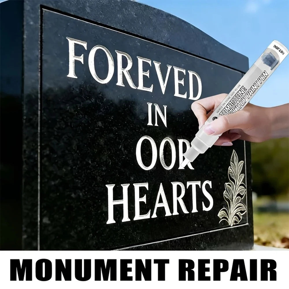 JOKJOK White Tombstone Marker Pen – Oil-Based Fine Tip