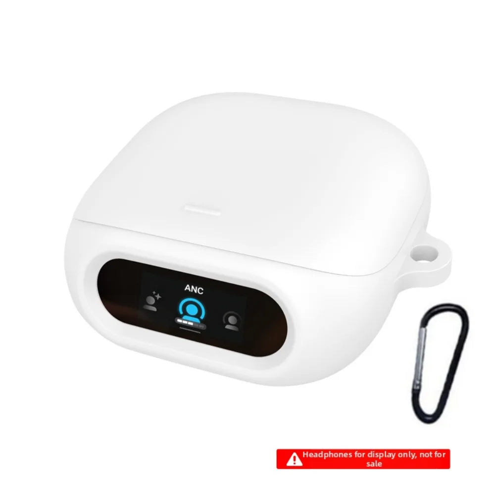 Silicone Case + Carabiner for Anker Soundcore Liberty 5 Pro