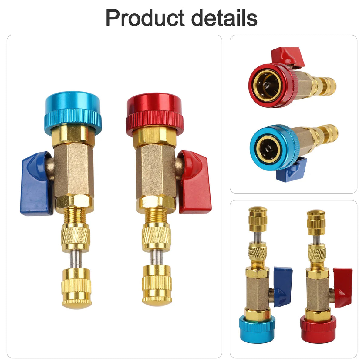 R134A Valve Core Removal Tool Kit | Quick Connect Couplers