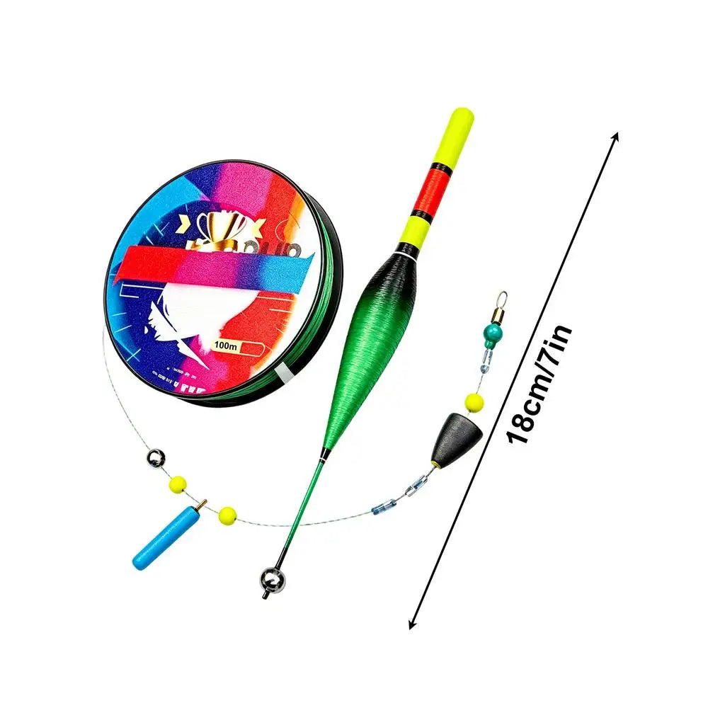 100m Automatic Bobber Fishing Line Set with Float | Nylon