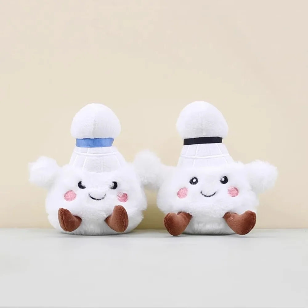 Sports Ball Plush Toy Pendant – Smiling Face Keychain Doll Gift