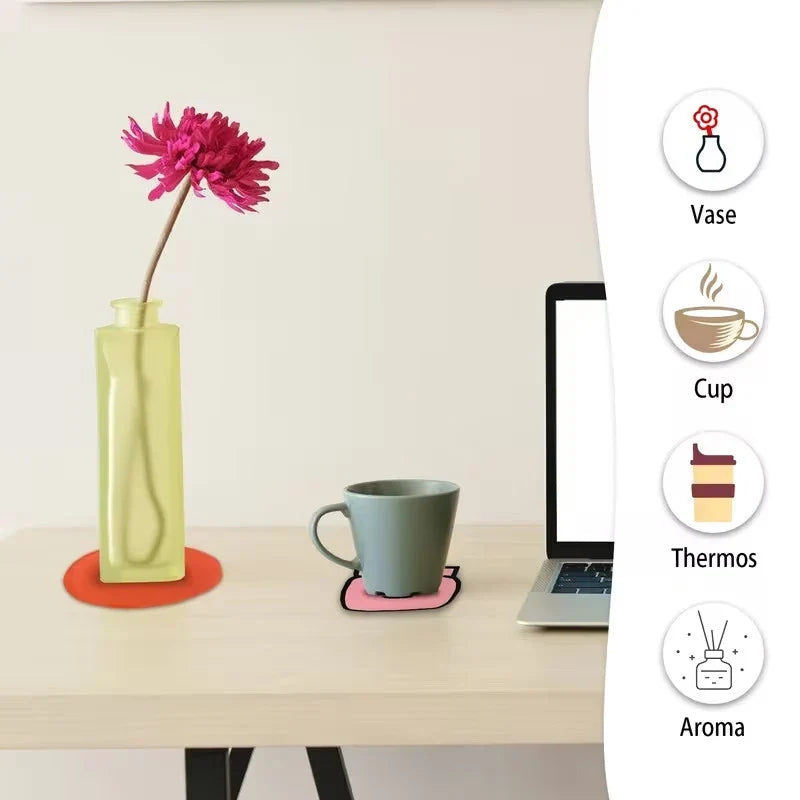 Cute Cartoon Acrylic Coaster | Heat-Resistant Table Protector
