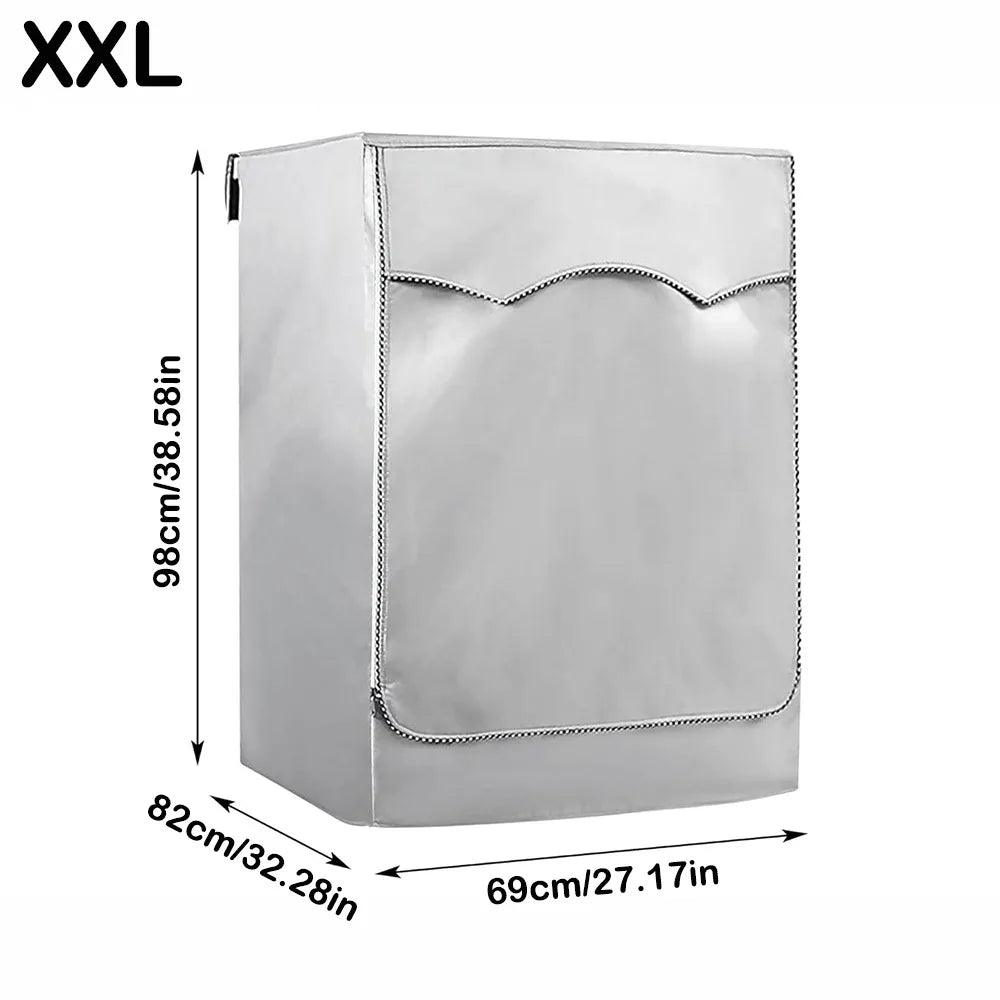 Waterproof Washing Machine Cover – Oxford Silver Front Load