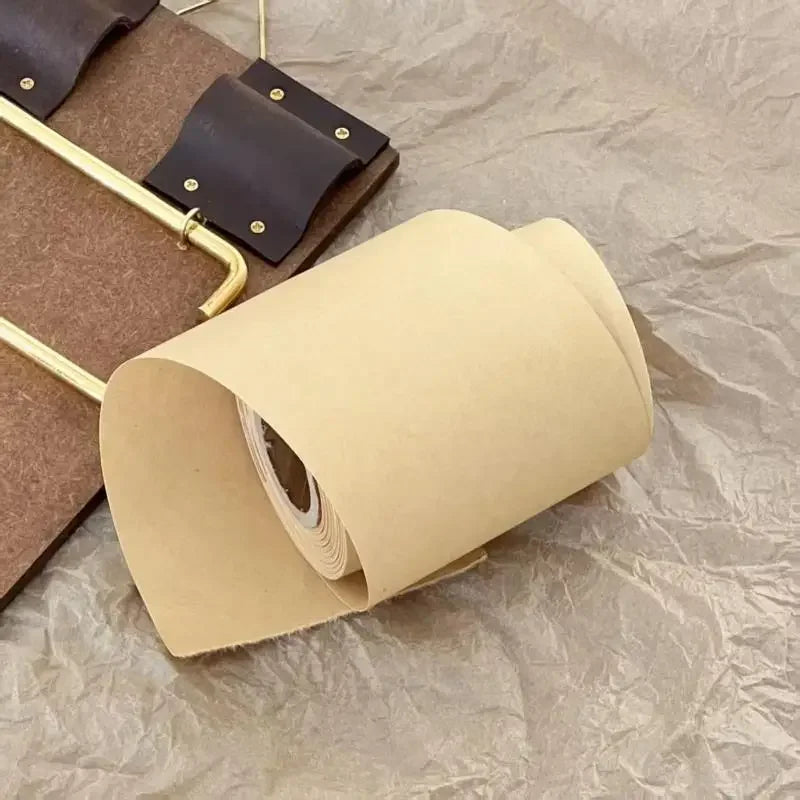 Vintage Kraft Paper Roll Clipboard Set – Refillable Writing Pad