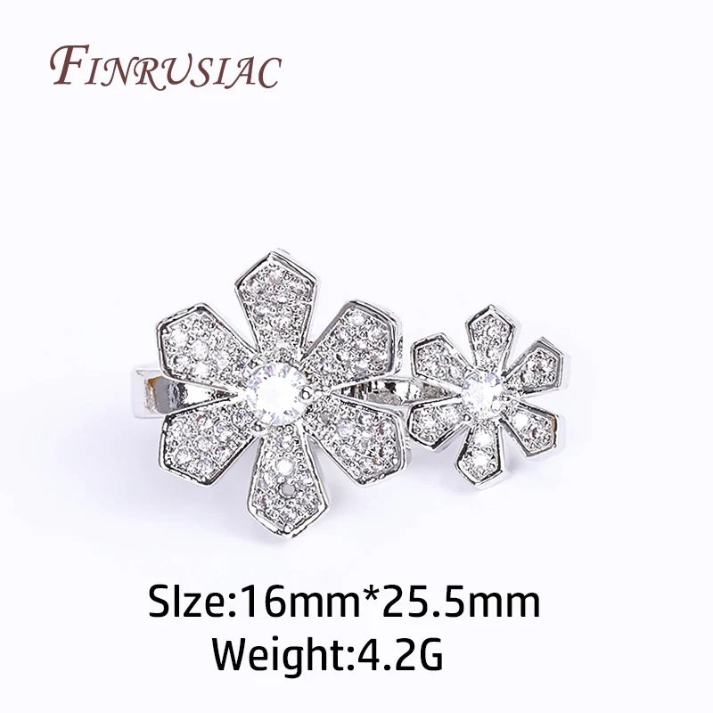 18K Gold Plated Zircon Magnetic Pearl Clasp | DIY Jewelry Findings