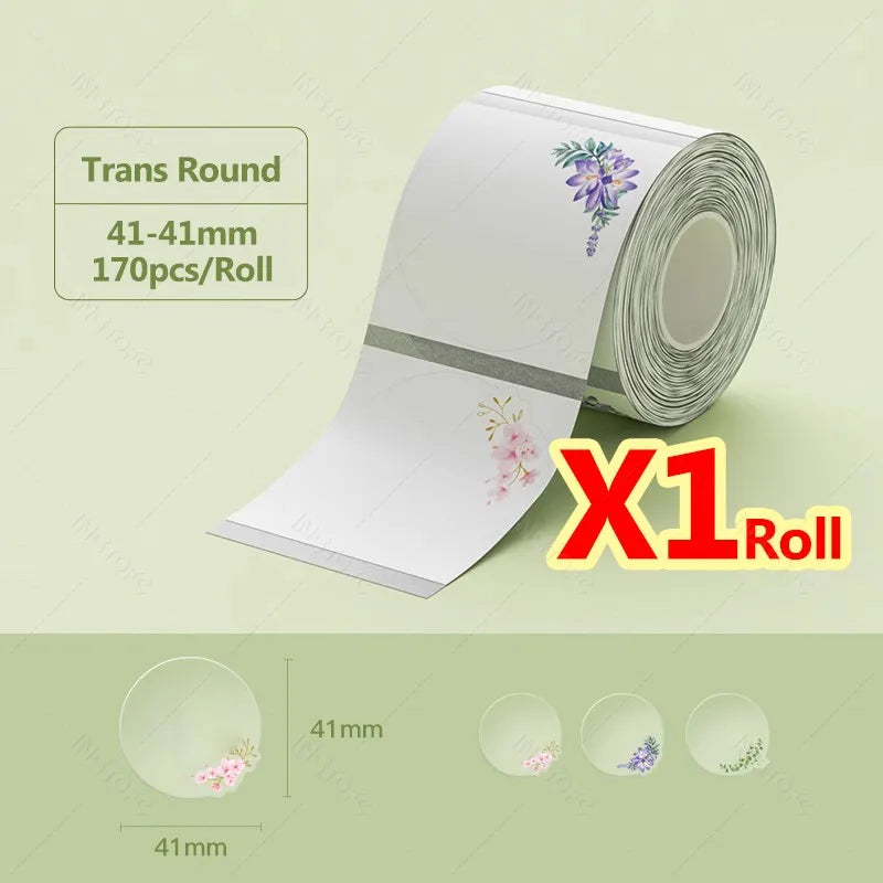 NiiMBOT Thermal Label Paper – Waterproof Self-Adhesive Stickers