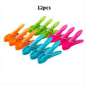 Windproof No-Mark Hanging Clips with Storage Basket | Colorful