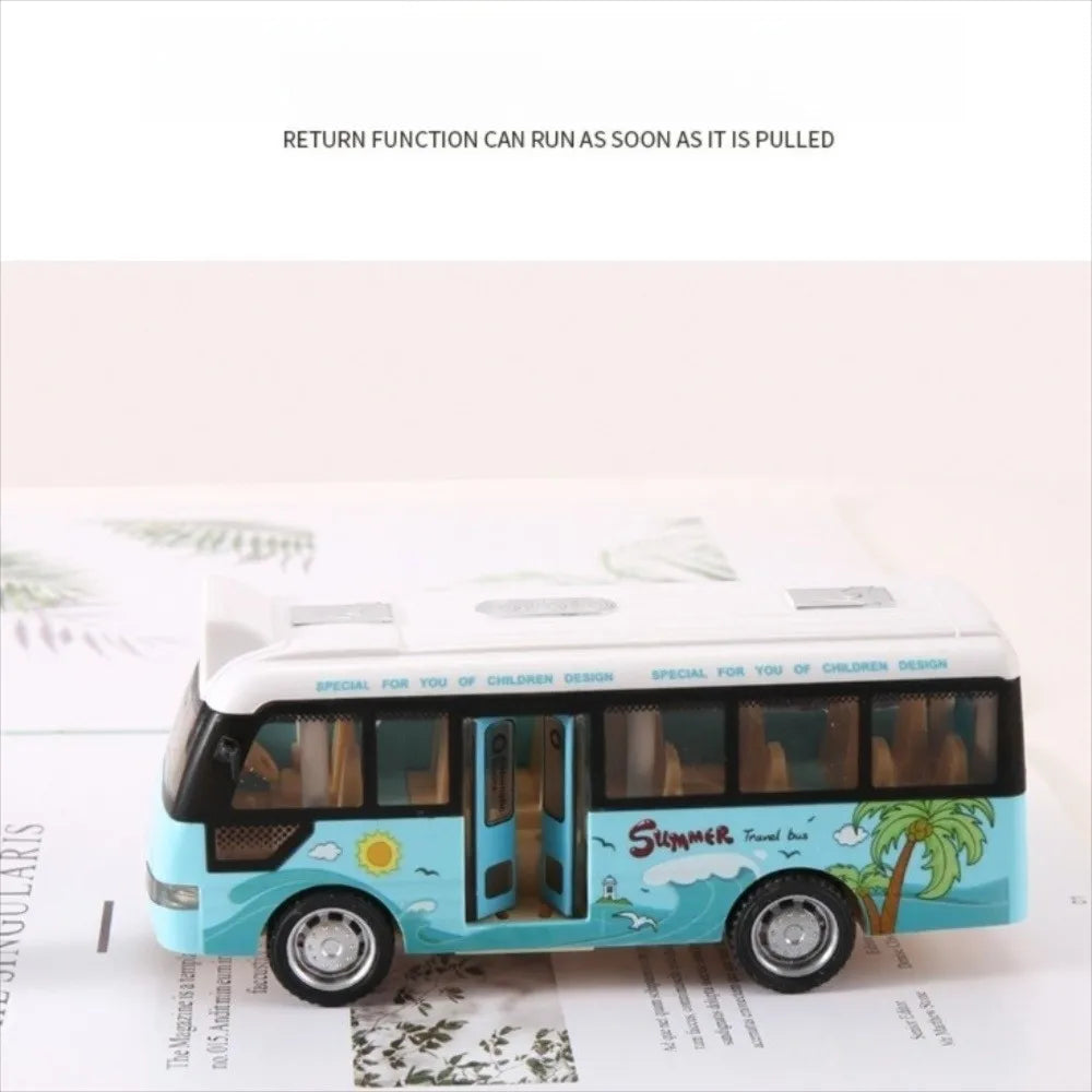 Interactive School Bus Toy – Lights, Sounds & Open Doors