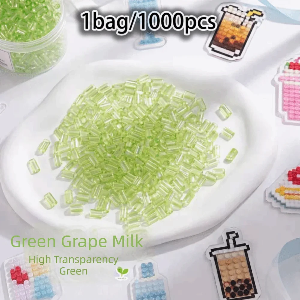 Transparent DIY Perler Fuse Beads 2.6mm – 1000pcs Glass-Color